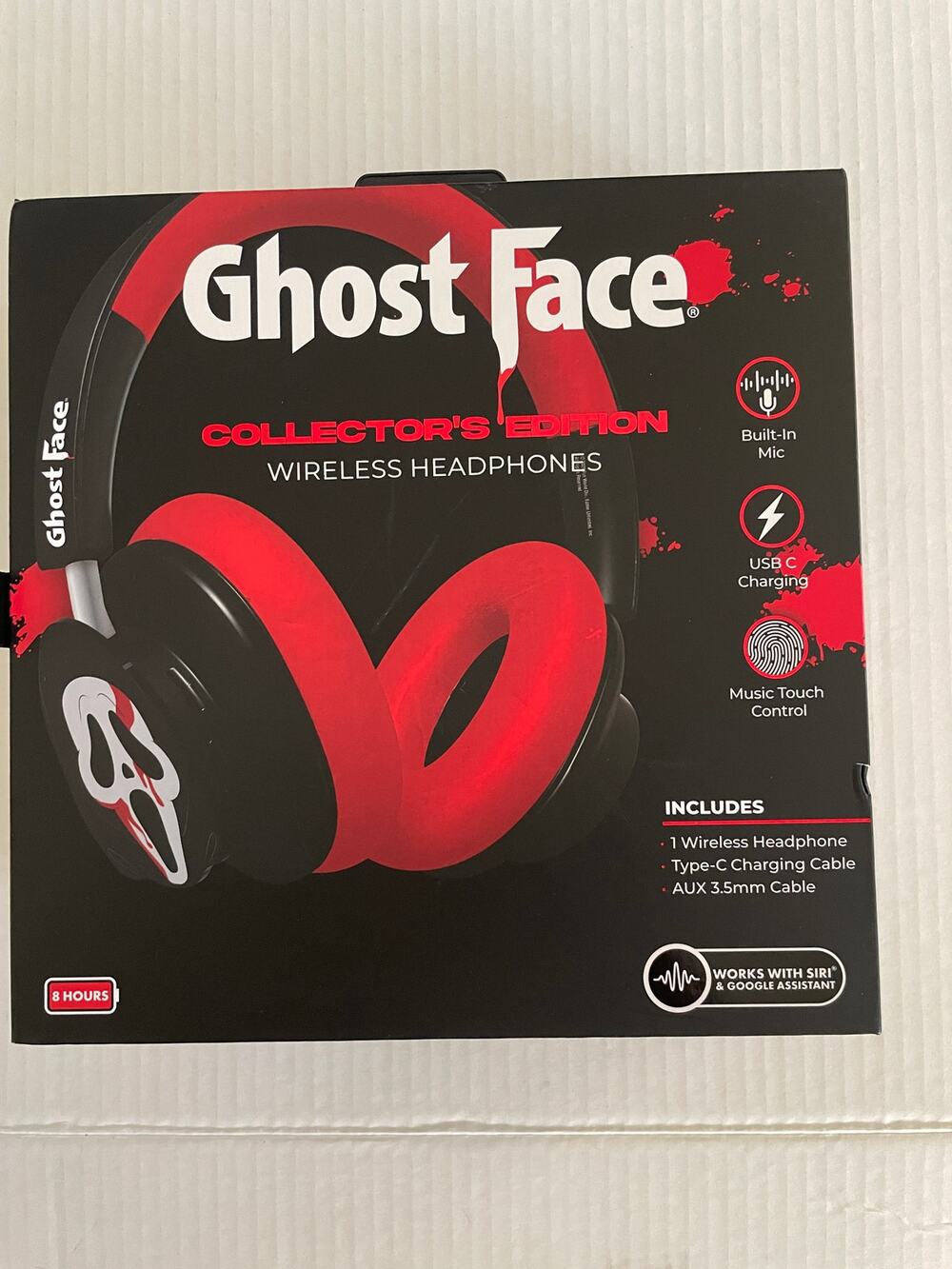 Ghost Face Collector's Edition Wireless Headphones Icon CultureFly NEW